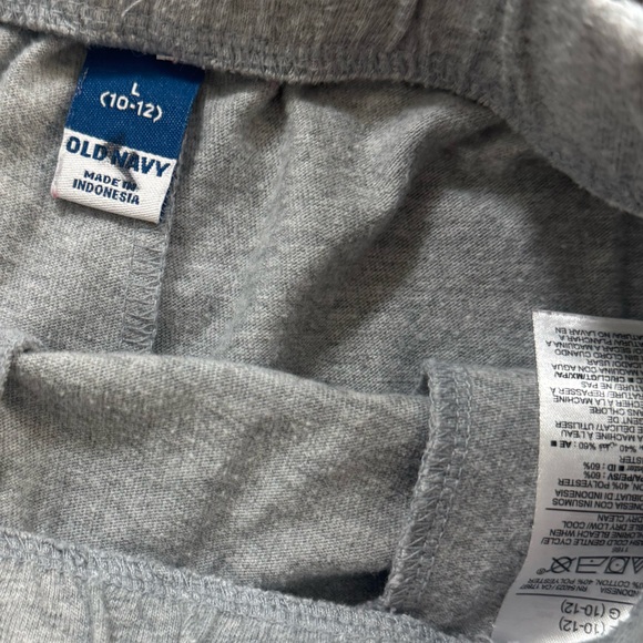 Girls Large 10/12 Old Navy Gray Athletic Shorts with Elastic Waistband - Picture 2 of 6